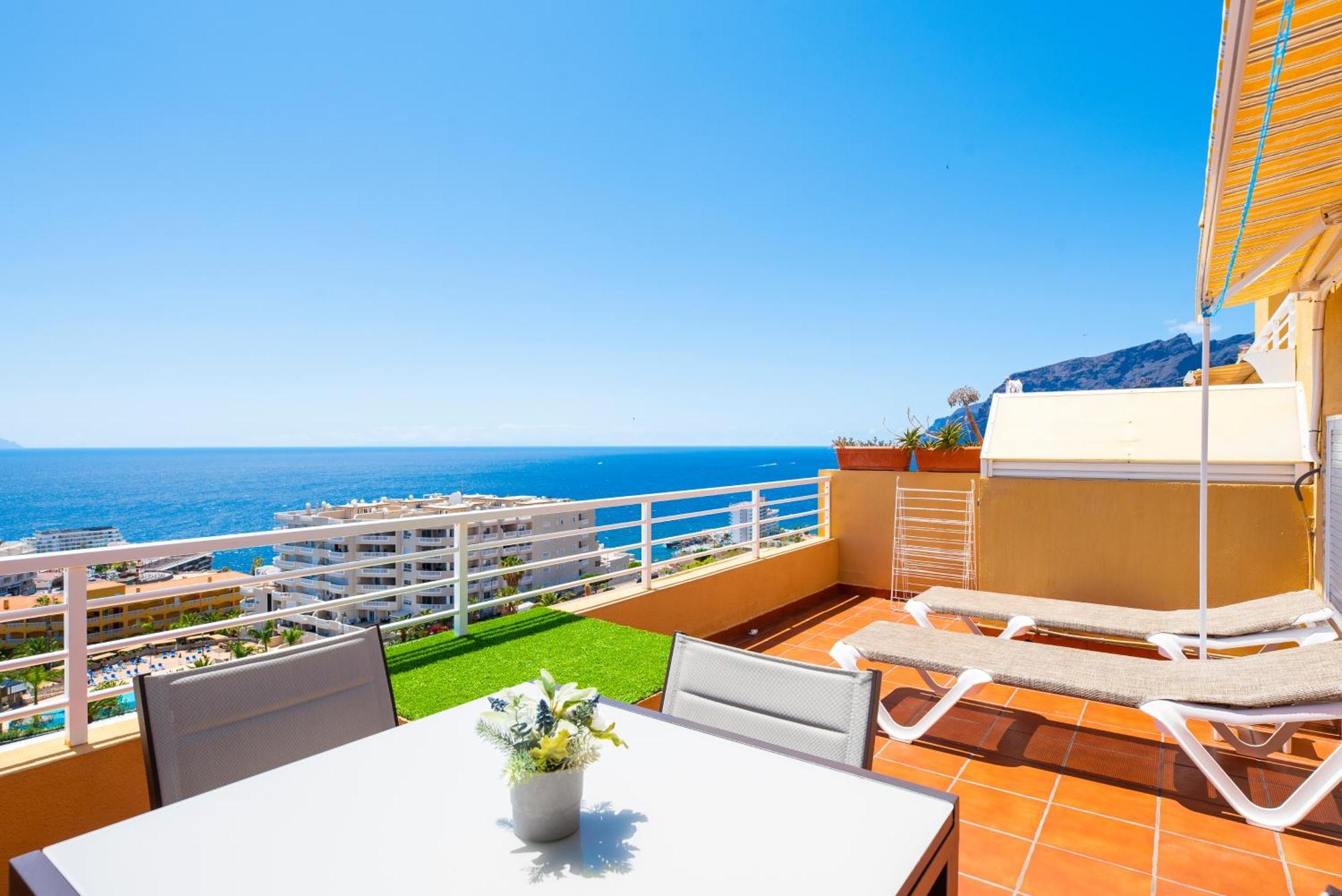 Panomaric Sea View - Sol Apartment Puerto de Santiago  Exterior photo